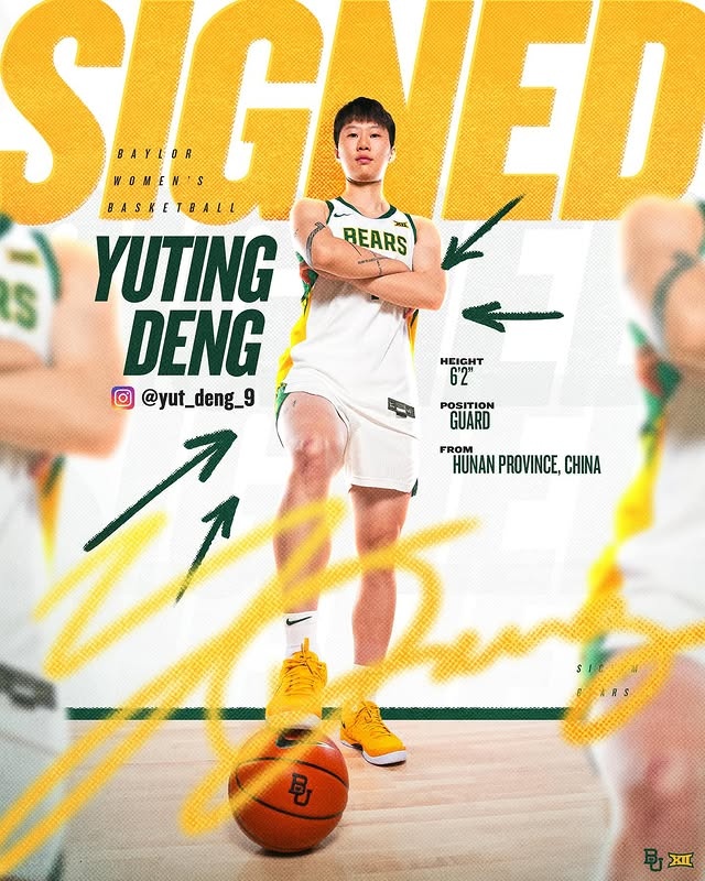 状态不佳！NCAA常规赛-邓雨婷5投1中&amp;三分4中1 得到3分1板1助